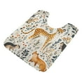thumbnail image 7 of Yayeee Bath Rug for Bathroom Floor Non Slip Contour Fluffy Soft Absorbent Mat, 20"x24", Animals in A Forest Pattern, 7 of 7