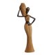 thumbnail image 5 of Estatua de señora Tribal africana, adorno de resina hecho a mano, patrón de tejido Retro, decoración marrón para el hogar y la Oficina, multiusos Estilo C Macarena estatua del pensador, 5 of 8
