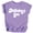 White on Purple Shirt, variant on Retro Birthday Girl Colorful Shirts for Baby and Toddler Girls Birthday Outfits Mavue Shirt