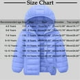 thumbnail image 3 of dazeni Big Boys 4-15 Years Winter Puff Jackets Lightweight Full Zip Quilted Coat Warm Loose Casual Outwear with Hood Navy 170, 3 of 6