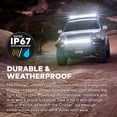 thumbnail image 4 of 2pc LAMPHUS CRUIZER 6.5" 36W LED Spotlight [30 Degree Spread] [Spot/Fog/Reverse Applications] [IP67] – For Off-Road, Tractors, Tow Trucks, Powersports & Marine Use, 4 of 7