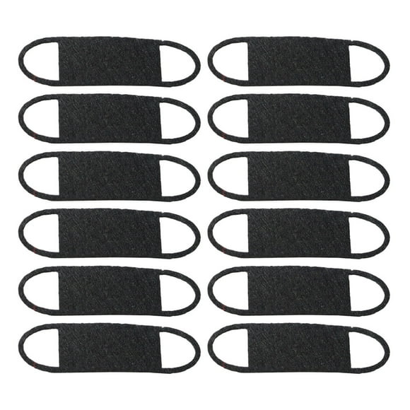 KAKOWELY 24 minimáscaras negras para disfraz de muñeca, máscaras de tela para muñeca, accesorios