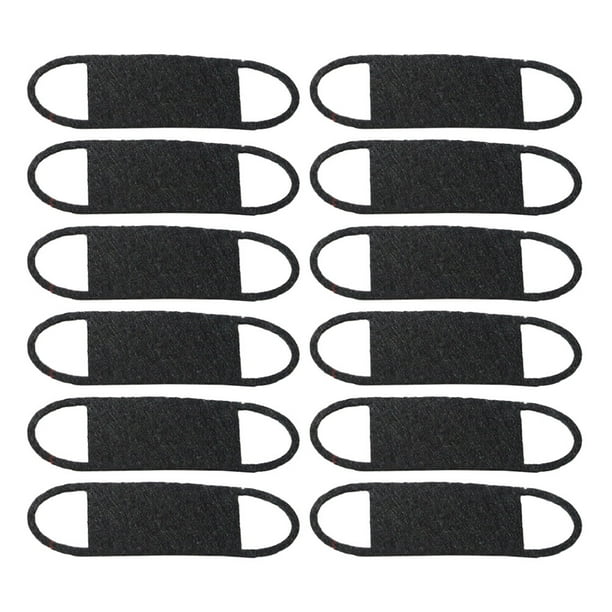 KAKOWELY 24 minimáscaras negras para disfraz de muñeca, máscaras de tela para muñeca, accesorios
