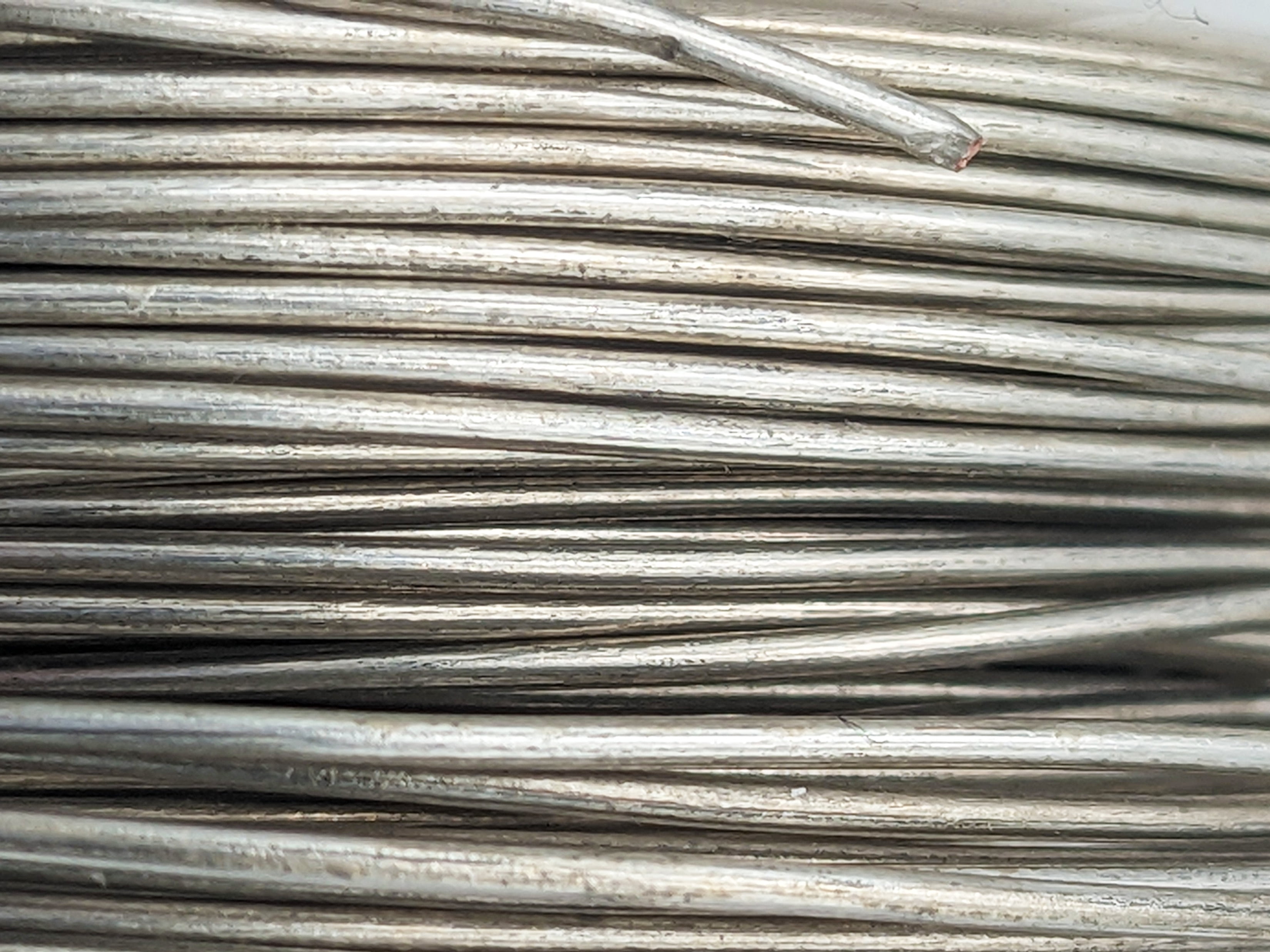78 Feet 20 Gauge Silver Color Tinned Copper Crafting Wire, Uninsulated