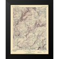 thumbnail image 2 of USGS 12x14 Black Modern Framed Museum Art Print Titled - Bidwell Bar California Sheet - USGS 1888, 2 of 5