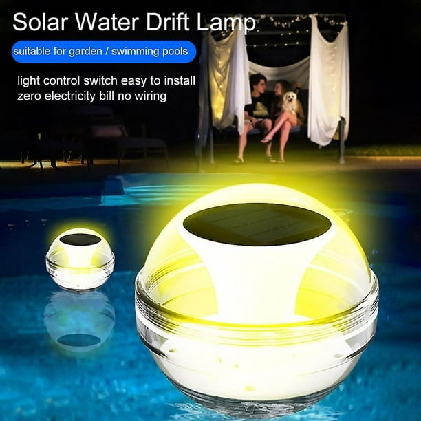 LuoHeng Lumière flottante solaire pour piscine Ip65 étanche lampe