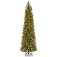 thumbnail image 3 of 9 ft. Pre-Lit Feel Real® Artificial Downswept Douglas® Fir Pencil Slim Christmas Tree, Green, Clear Lights, Includes Stand, 3 of 6