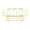 Gold, variant on Metal Mesh Food Tray - Elongated Basket for Chips, Chicken, Bread - Stainless Steel Serving Container, 7.28x4.13x2.28in, Decorative Organizer for Home, Diner, Snacks