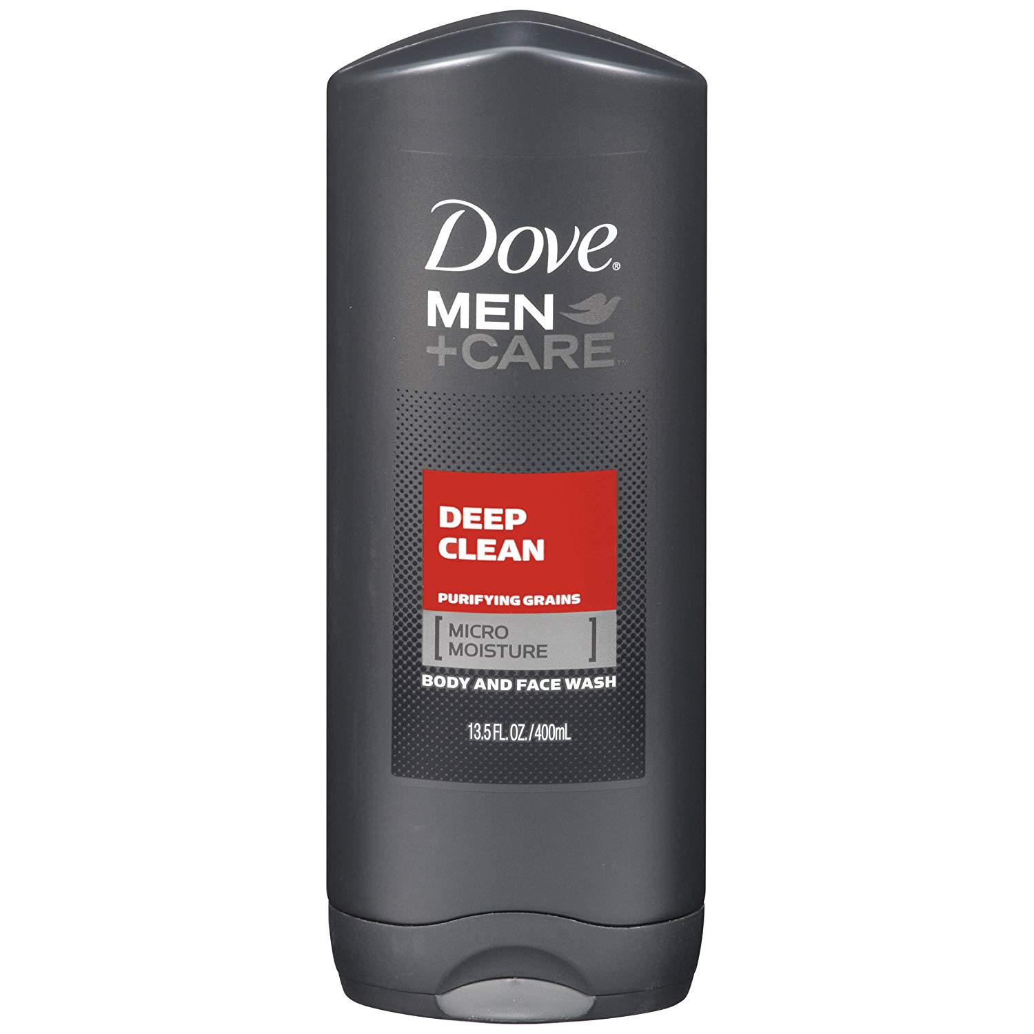(6 Pack) Dove Men+Care Body And Face Wash, Deep Clean 13.50 Ounces