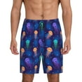 thumbnail image 1 of Fotbe Jellyfish colorful Pantalones Cortos de Pijama para Hombre, Ropa de Dormir, Pantalones de Pijama Cortos para Hombre-3X-Large, 1 of 6