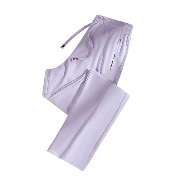 QIbmong Sweatpants Women Plus Size Elastic Waist Drawstring Breathable Lightweight Active Pants with Pockets S-5XL