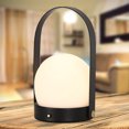 thumbnail image 3 of Lámpara de noche LED Protección ocular Lámparas de mesita de noche para el dormitorio del hogar (negro) Likrtyny Para estrenar, 3 of 9