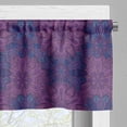 thumbnail image 5 of Ambesonne Ethnic Valance & Curtain, Paisley Flower, 55"x45", Dark Blue Purple, 5 of 6