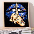 thumbnail image 3 of Cuadros Decorativos 5D DIY Diamond Painting Kits Mute Gesture Full Round Drill Wall Decor Art Sywqhk Nuevos Originales, 3 of 9