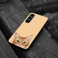 thumbnail image 4 of WIRESTER Shockproof Soft Rubber Cover Case for Samsung Galaxy S24 FE 6.7", Animal Orange Tabby Kitten Cat On Sunset Background, 4 of 5