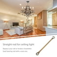 thumbnail image 5 of PBPBOX Ceiling Light Support Rod with Hook Light Brown for Chandelier Replacement, 5 of 8