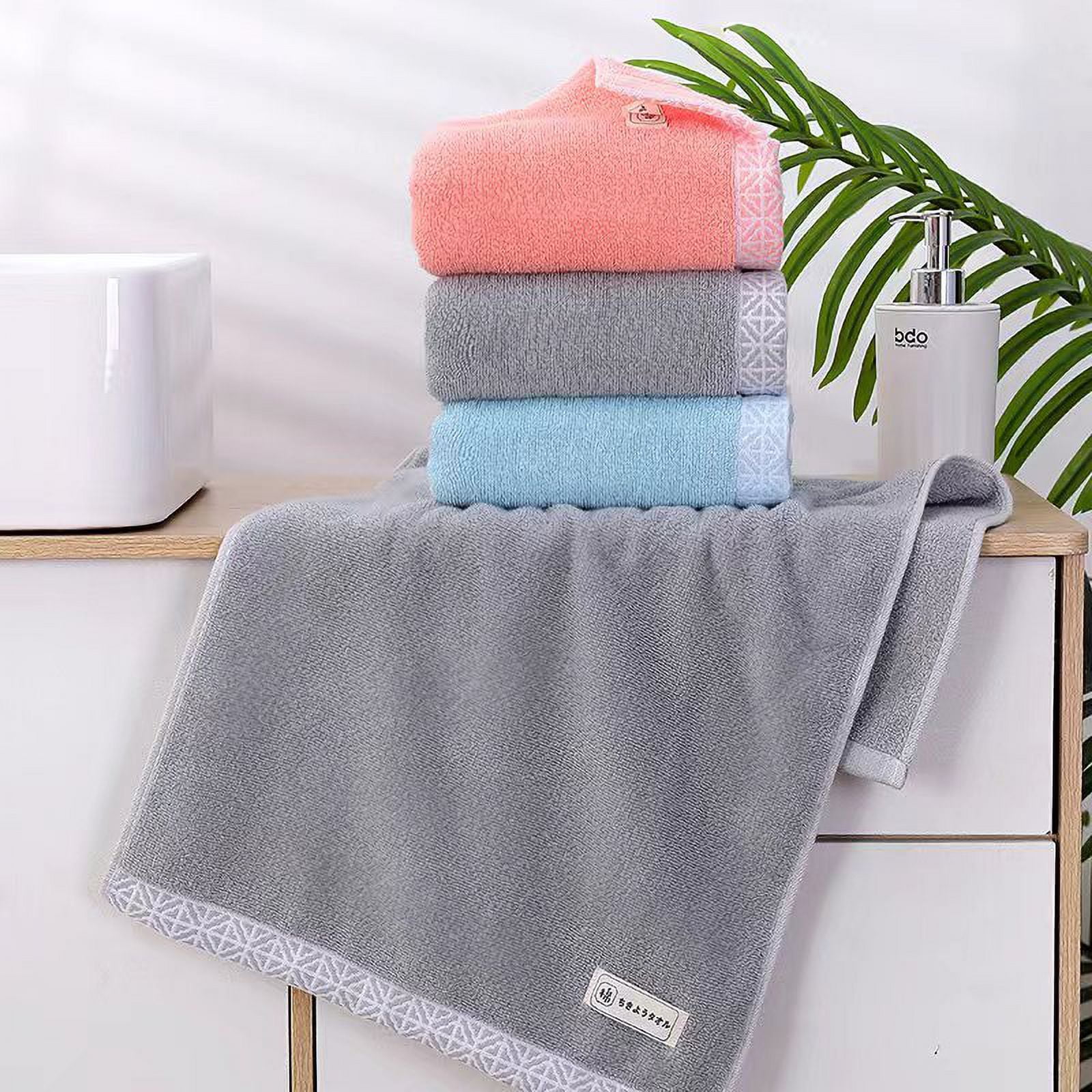 Zhuge 6pcs pure cotton Bathroom Hand Towels, Home Soft Cotton Ultra-Soft 100% Cotton Hand Towel – Highly Absorbent for Shower, Pool, Spa, and Gym 13.39x29.53inch (blue)