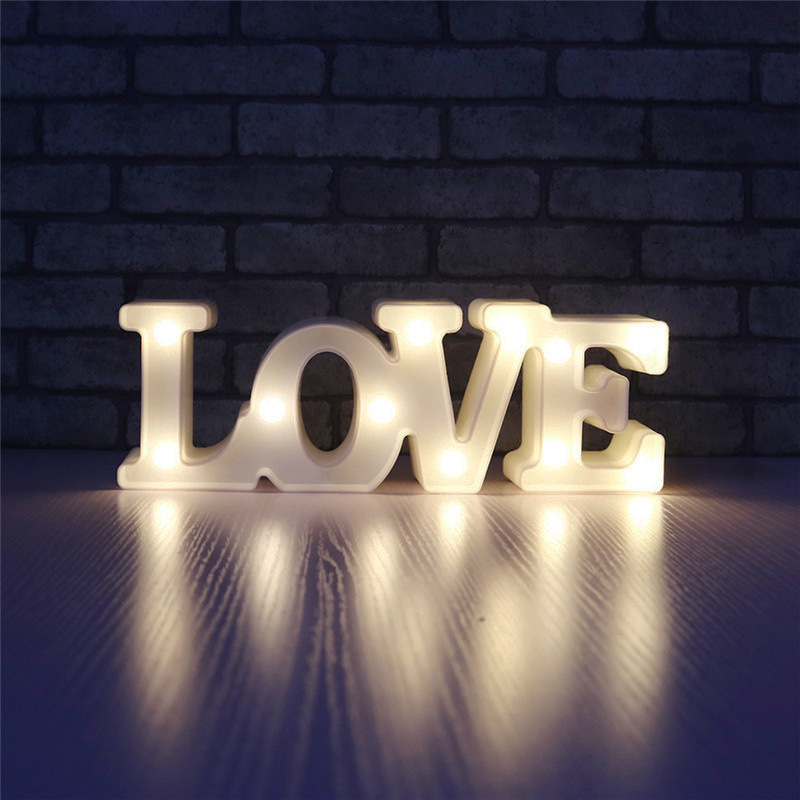 Love Sign for Wedding Decorations, LONGRV 12" x 4.2" LOVE Bedroom Decor