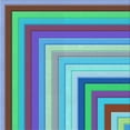 thumbnail image 1 of Ahgly Company Tapis d'Intérieur Lavable en Machine Carré Transitionnel Très Violet, 6 Pieds Carré, 1 of 7