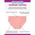 thumbnail image 6 of Fruit of the Loom Women's 360 Stretch Microfiber Low-Rise Brief Underwear, 6+1 Bonus Pack, 6 of 8