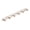 White, variant on Ulena Home Wall-Mounted Coat Rack, Hallway Rack, Metal and Wooden Coat Rail, Featuring 6 Vintage Hooks, Suitable for Scarves, Bags, Towels, Keys, Cups and Hats