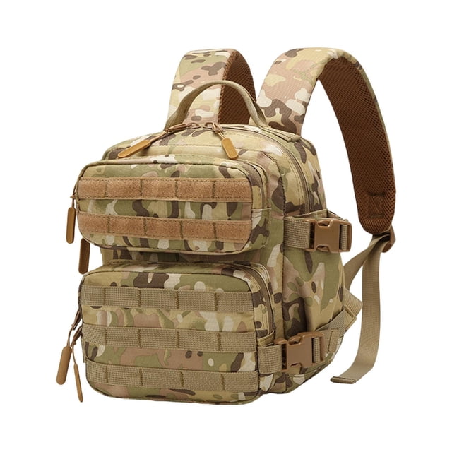 Mochila de camping Zulema 9L Correa de hombro ajustable Verde