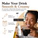thumbnail image 3 of Froth'y, espumador de leche de alta calidad, espumador automático de acero inoxidable para café y más, dispositivo de mano espumador con una varita de doble batidor, espumador de bebidas alimentado, 3 of 5