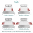 thumbnail image 6 of Red Ombre Morocco Bed Runner for Cal King Size Bed, Modern Geometric Wave Lines Abstract Soft Bedding Scarf Bedding Protector Slipcover Sofa Throw for Bedroom Hotel Guesthouse, 6 of 8
