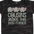 thumbnail image 4 of Inktastic Cousins Make the Best Friends Boys or Girls Baby Bodysuit, 4 of 5
