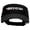 Black, variant on Mexico Banner Embroidered Pro Style Cotton Twill Washed Visor - Black OSFM
