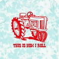 thumbnail image 4 of Inktastic This is How I Roll Tractor Red Boys or Girls Toddler T-Shirt, 4 of 5