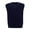 Navy, variant on Krumba Men Plus Size Knit Big & Tall V Neck Oversized Pullover Sweater Vest 7XL Green
