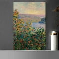 thumbnail image 2 of wall26 - Claude_Monet - Flower Beds at Vetheuil - Impressionist Modern Art - Canvas Art Home Art - 24x36 inches, 2 of 4