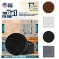 thumbnail image 1 of Niveladores para Muebles Stable the Table Paquete de 6 Redondos Negros, 1 of 7