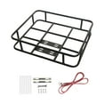 thumbnail image 2 of Almencla Bike Basket Bike Basket Bike Accessories Front Handlebar Front Bike Basket Rear 48cmx38cm, 2 of 7