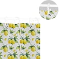 thumbnail image 5 of FREEAMG Shower Curtains Lemon Curtain, Waterproof Fabric Decor Shower Curtains for Bathroom Set with 12 Hooks, 66” x 72”, 5 of 6