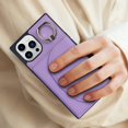 thumbnail image 3 of Wallet Cases for iPhone 14 Pro Max with Card Holder 6.7",PU Leather Magnetic Clasp [360° Rotatable Ring Holder Kickstand] Heavy Duty Flip iPhone 14 Pro Max Case for Women Girls,(Purple), 3 of 13