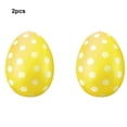 thumbnail image 2 of Cateissary Juego de 2 huevos inflables de Pascua para decorar fiestas de primavera. Kits de decoración para fiestas amarillo, 2 of 5