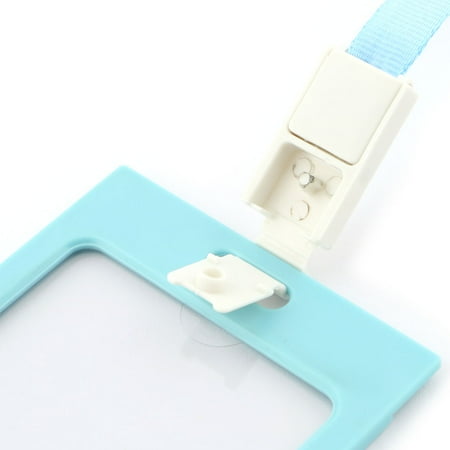 Office Staff Neck String Lanyard Vertical ID Card Holder ...