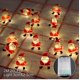 thumbnail image 1 of Guirnalda de luces de Navidad para el hogar, adornos de árbol de Navidad, 2M, 20LED, Papá Noel, muñeco de nieve, alce, 2024, 1 of 5