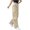 ZA-Khaki-womens cargo pants, variant on Frostluinai Cargo Pants Women High Waisted Casual Baggy Stretchy Wide Leg Y2K Streetwear Tousers Solid Straight Leg Pants with Pockets