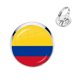 thumbnail image 2 of Palestine Thailand Cyprus Egypt Colombia Tunisia Austria Iceland Cambodia National Flag Adjustable Glass Cabochon Rings For Gift, 2 of 5