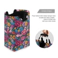 thumbnail image 3 of Yayeee Freestanding Laundry Hamper with Handle Collapsible Large Storage Basket for Clothes, Charming Floral Pattern, 3 of 7