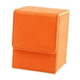 thumbnail image 2 of Caja protectora para baraja de cartas coleccionables con cierre magnético Naranja, 2 of 9