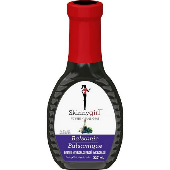 Skinnygirl Balsamic Vinaigrette Dressing, Fat-Free, Sugar-Free Salad Dressing, 237 ml, SKINNYGIRL DRESSING BALSAMIC