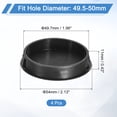 thumbnail image 2 of Uxcell 4pack 50mm(2") Nylon Hole Plugs, Flush Type Panel Round Snap In Fastener Knockout Plugs, Black, 2 of 6