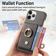 thumbnail image 3 of Compatible con iPhone 16 Pro, Funda GANGXUN con soporte magnético y tarjetero, 3 of 4
