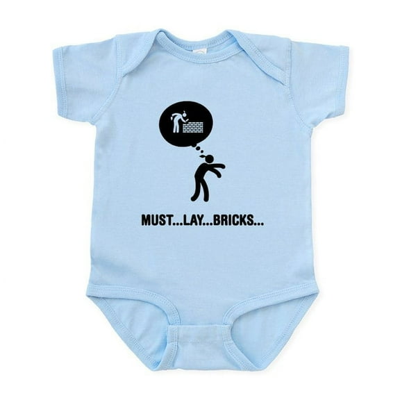 CafePress - Bricklayer Infant Bodysuit - Baby Light Bodysuit, Size Newborn - 24 Months