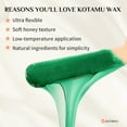 thumbnail image 5 of KOTAMU Wax Beads 1lb Aloe Vera Hard Waxing Beans for Hair Removal, Sensitive Skin Waxing Pearls for Women & Men Thick & Stubborn Hair, Hardwax Refill for Arms Legs Face Brazilian Bikini Home Waxing, 5 of 10