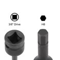 thumbnail image 3 of Unique Bargains 3 Pcs 3/8-Inch Drive x 8mm Impact Hex Bit Socket, Metric 2.36' Length, Cr-Mo Steel, 3 of 3